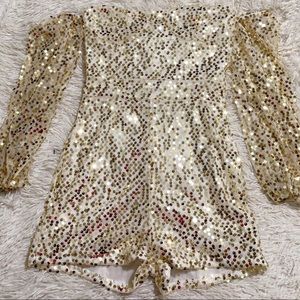 Sequin romper